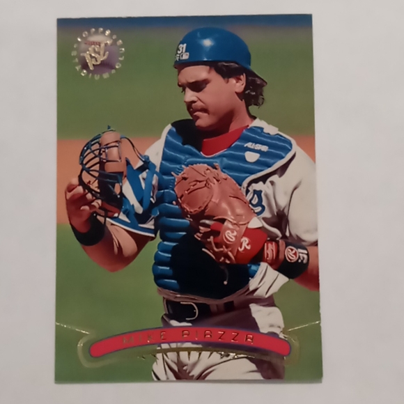 1996 STADIUM CLUB #442 MIKE PIAZZA - Picture 1 of 7